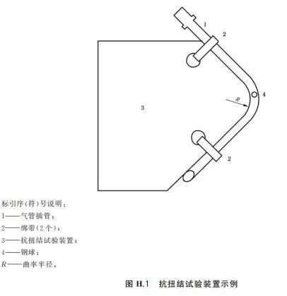 气管插管抗扭结试验工装