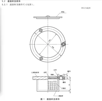 透湿杯GBT12704.1-2009