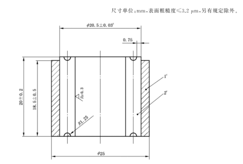 带固定圈的试样成形对开模具